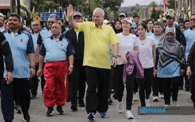Sultan Nazrin berkenan sertai Larian Hari Keputeraan Sultan Perak