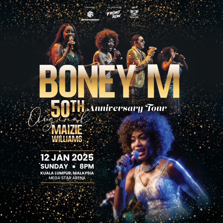 Boney M kembali membawa irama disko ke Kuala Lumpur sempena jelajah jubli emas