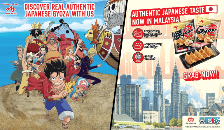 Kempen AJINOMOTO Gyoza x One Piece 2025: Rasai Gyoza Jepun sebenar bersama kami!