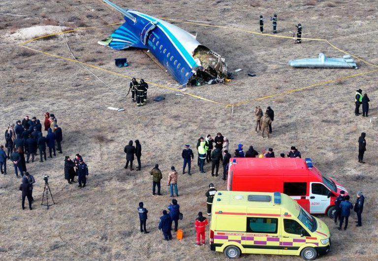 28 terselamat dalam nahas pesawat di Aktau, Kazakhstan