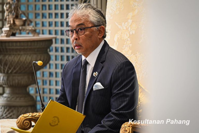 Sultan Pahang ingatkan kerajaan negeri peka masalah rakyat
