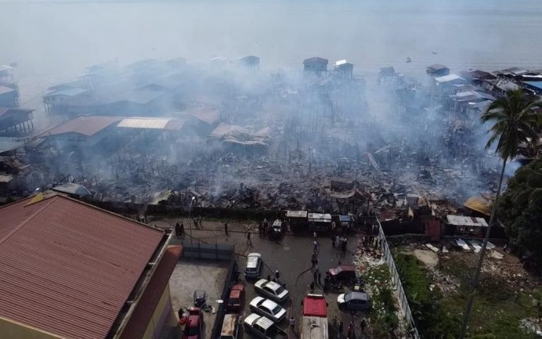 62 rumah, masjid musnah dalam kebakaran di Tawau