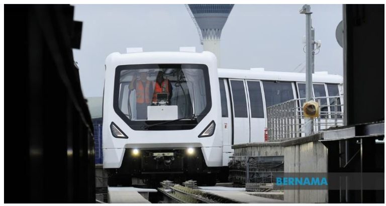 Perkhidmatan Aerotrain KLIA beroperasi semula 1 Julai