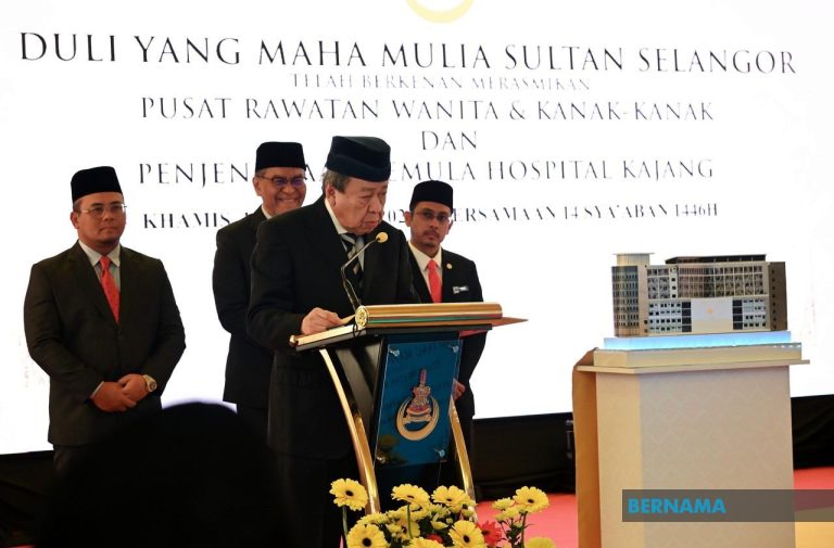 Sultan Sharafuddin titah KKM segera selesai isu kekurangan katil hospital