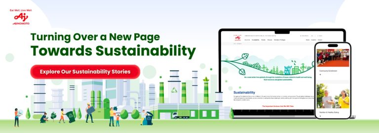 Ajinomoto lancar laman web kelestarian baharu