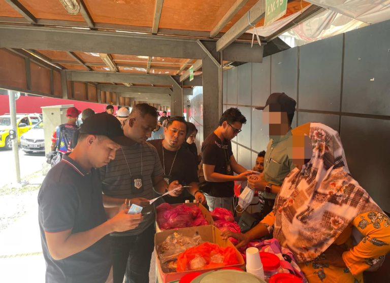 DBKL kompaun, sita penjaja tanpa lesen, warga asing di Segambut
