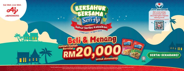 Ajinomoto lancar peraduan Bersahur Bersama Seri-Aji®: Sahur Seribu Kebaikan 