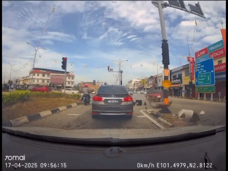 Lelaki cedera langgar City belok ke kanan