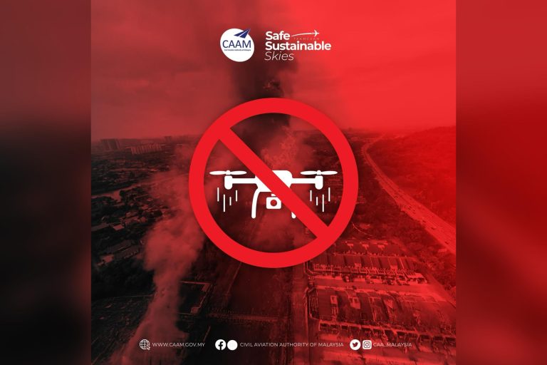 Kebakaran Putra Heights: Jangan terbangkan dron sekitar kawasan kejadian – CAAM