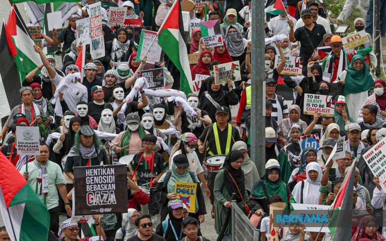 Lebih 1,000 berhimpun kenang 77 tahun kezaliman ke atas Palestin