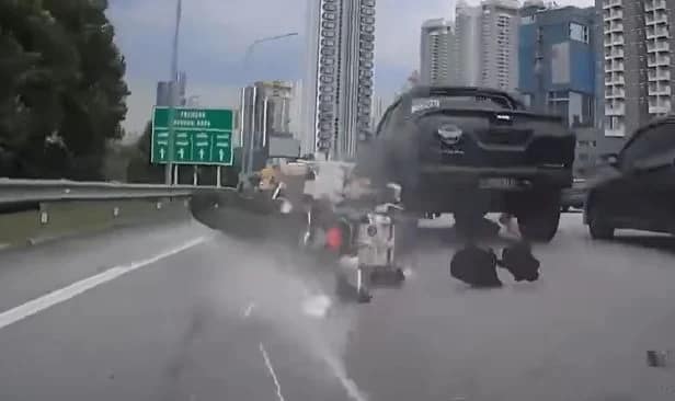 Pemandu Navara langgar lari suami isteri naik motosikal disambung reman