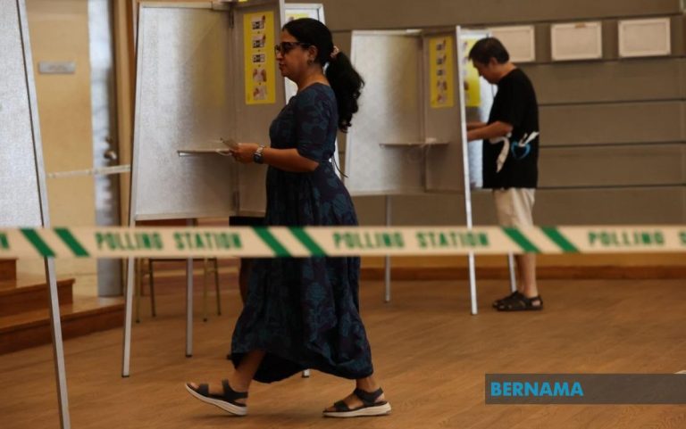 PRU2025 Singapura: 48 peratus mengundi setakat 12 tengah hari