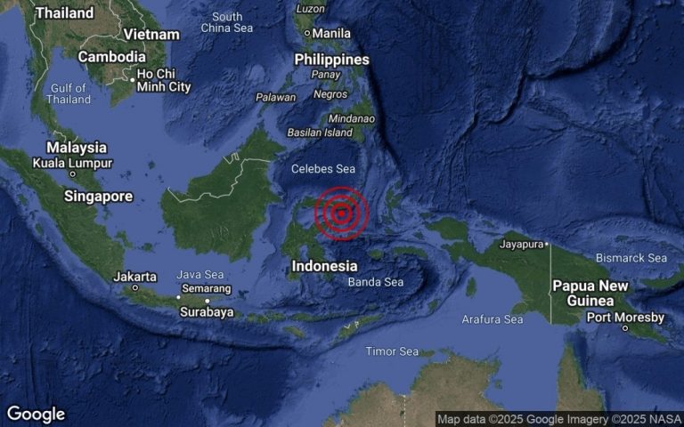 Sulawesi dilanda gempa bumi 5.6 skala Richter