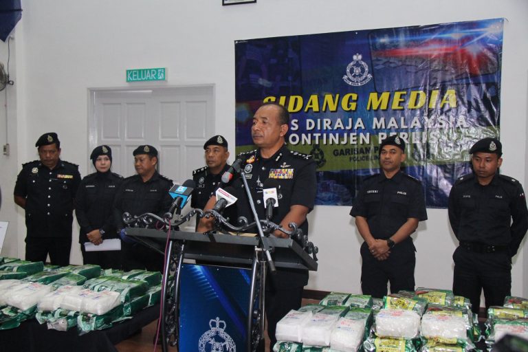Polis rampas 365kg syabu bernilai RM13.14 juta di Perlis