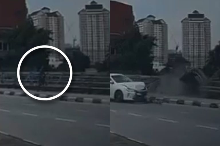 Pemandu Bangladesh bawa kereta pinjam hilang kawalan, rempuh pejalan kaki