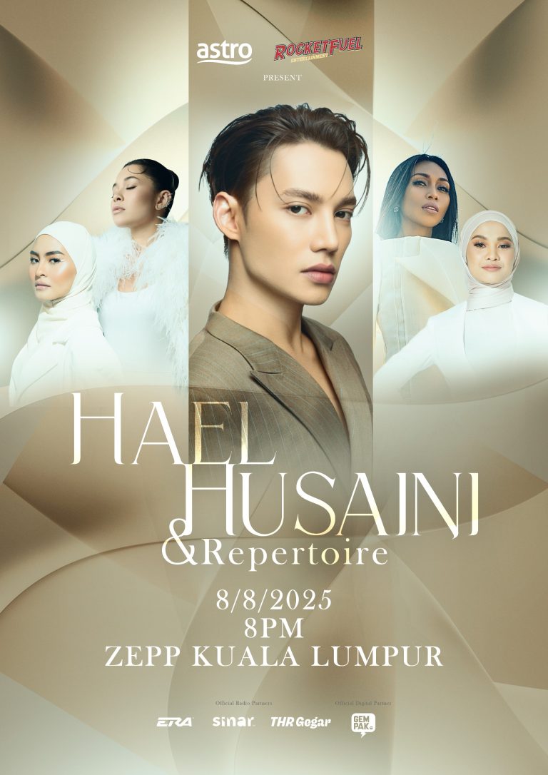 Konsert Hael Husaini & Repertoire janjikan persembahan tak akan dilupakan! Turut tampilkan 4 artis ternama pada 8 Ogos depan