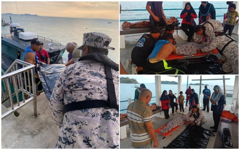 Dua beradik ditemukan lemas di pantai Pulau Mentigi