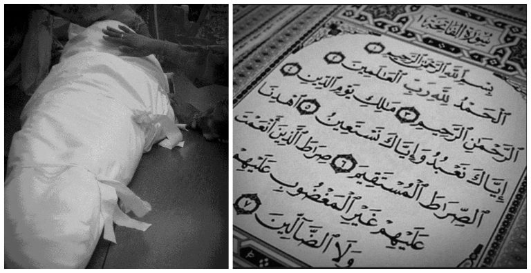 Indahnya jenazah ini, segala yang hendak dilakukan pasti dimulakan dengan membaca al-Fatihah