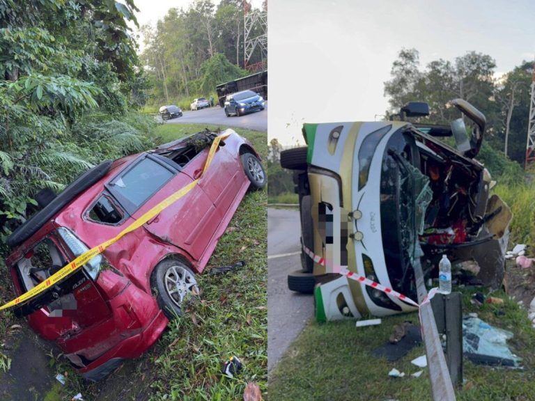 Nahas UPSI: Bas langgar belakang Alza sebelum terbabas, kata polis