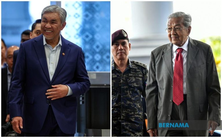 Dr Mahathir, Ahmad Zahid capai persefahaman tarik balik dua saman di Mahkamah Tinggi