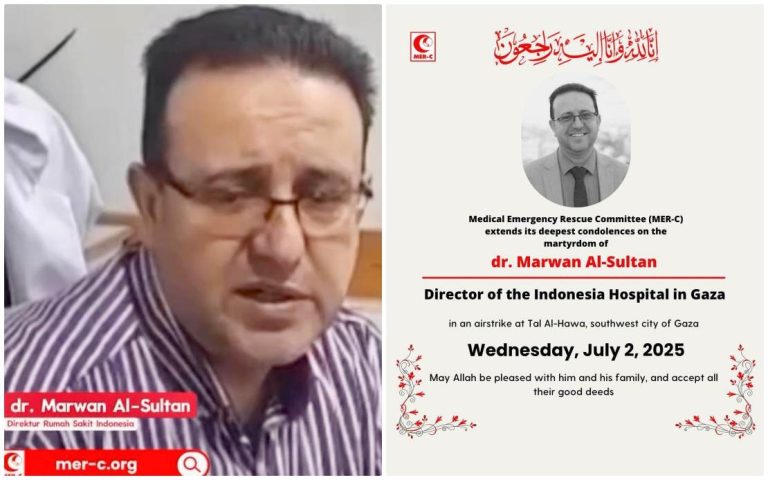 Pengarah Hospital Indonesia di Gaza, keluarga maut dalam serangan udara Israel