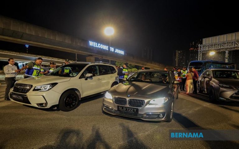 Lebih 42,000 tag VEP kenderaan Singapura belum diaktifkan setakat 29 Jun – JPJ