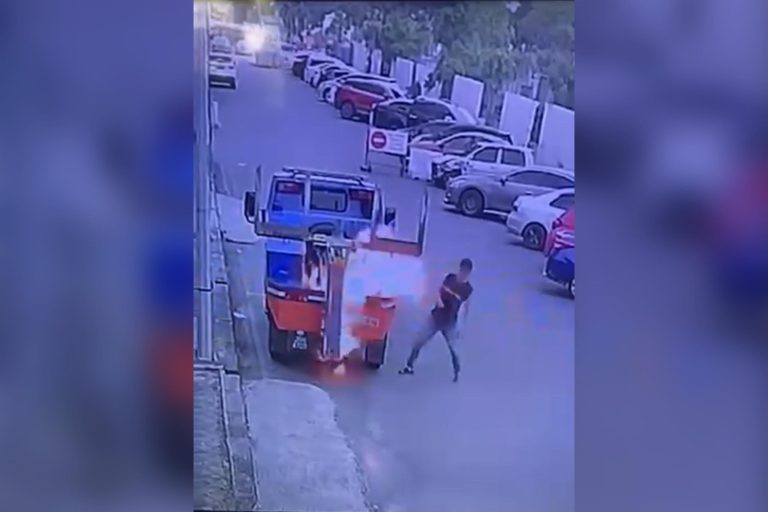 Tak puas hati kereta ditunda, lelaki bakar lori tunda MBJB ditahan polis