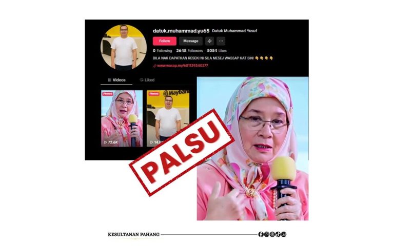 Istana Pahang nafi Tunku Azizah pernah tawar bantuan di TikTok