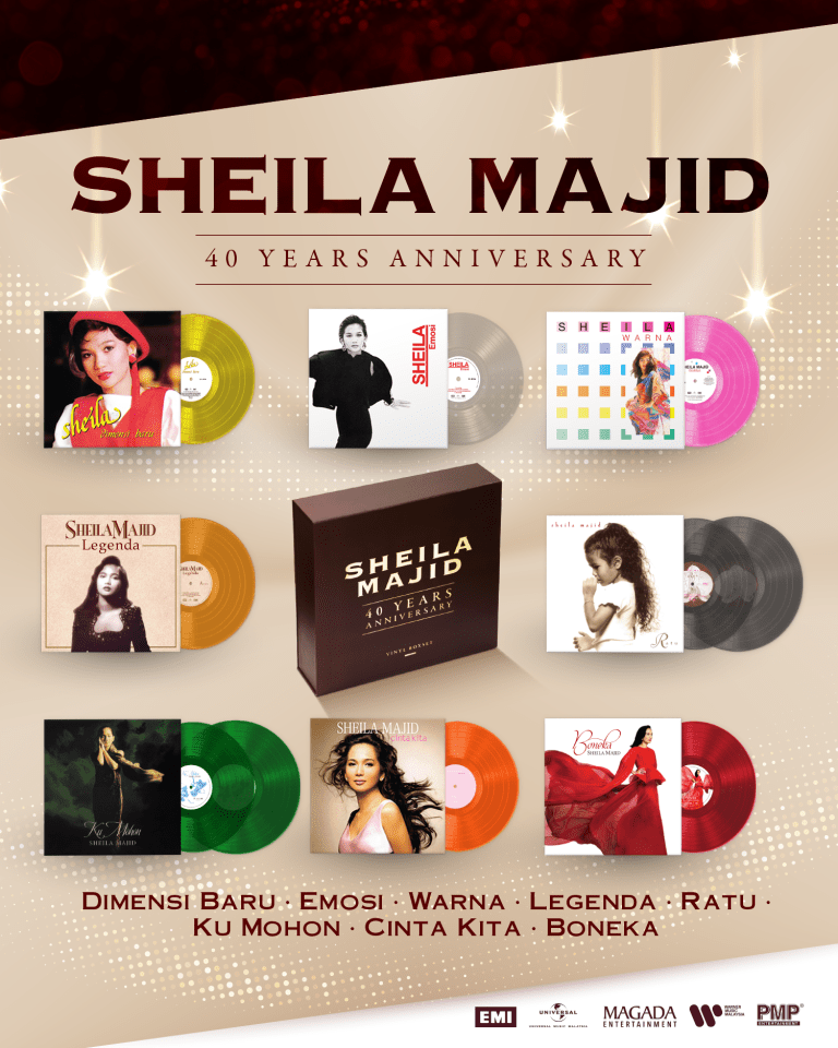 Sheila Majid jadi artis Malaysia pertama hasilkan semua album dalam format vinyl