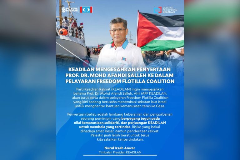Afandi Salleh kembali sertai misi flotilla salur bantuan ke Gaza