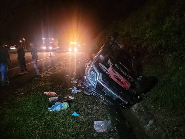 Suami isteri pengusaha Warung Aziz Satar maut kemalangan di LPT 1