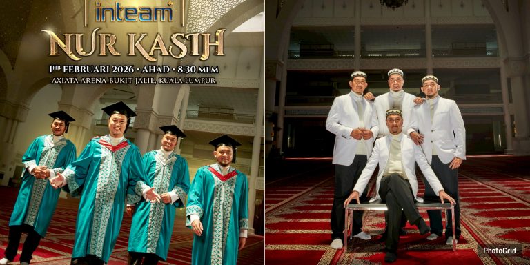 Inteam kembali dengan konsert gah 25 Tahun Nur Kasih, siap tawar pakej umrah untuk peminat!