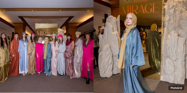 Aura Nora Danish dalam Amber Oasis 2.0 buktikan fesyen hijab tanpa batasan!