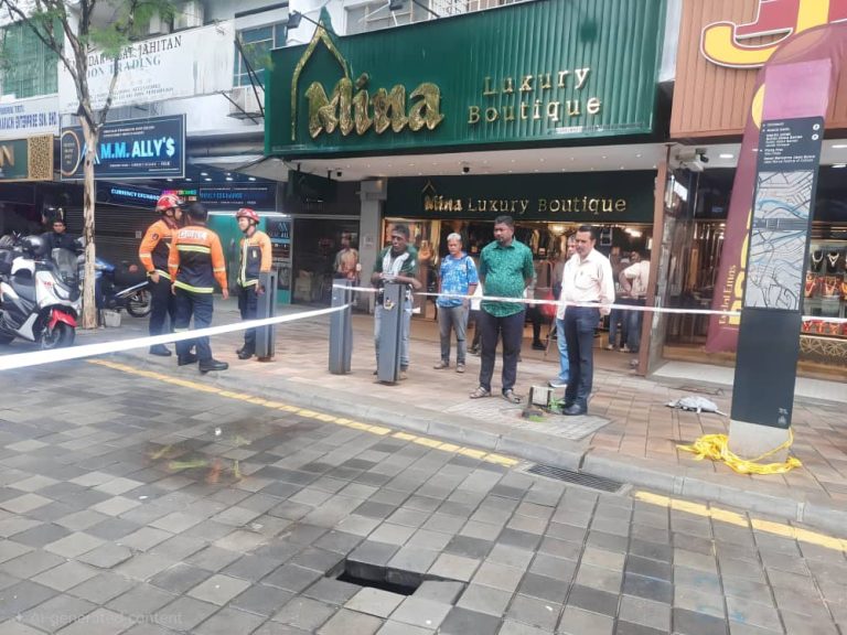 Jalan Masjid India dibuka semula, kerja pembaikan mendapan permukaan selesai