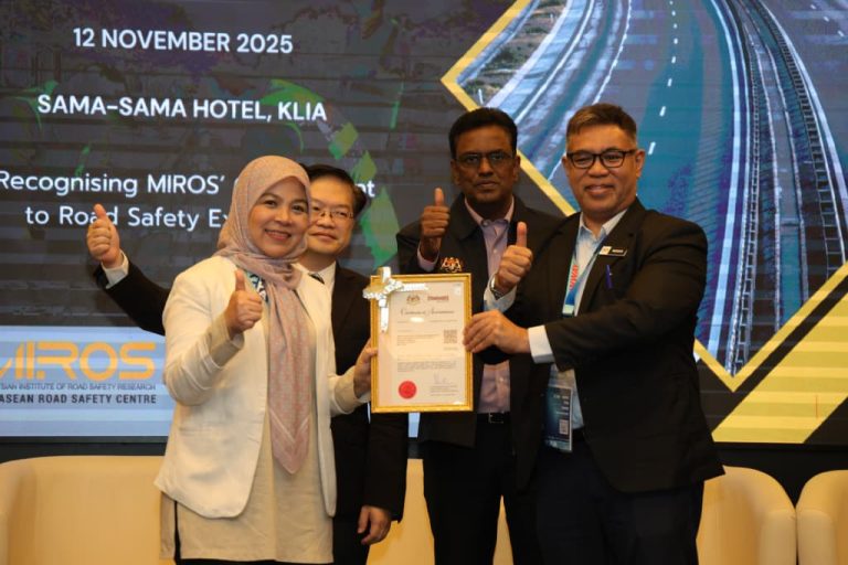 MIROS diiktiraf sebagai badan pemeriksa bertauliah bagi pemeriksaan keselamatan jalan raya