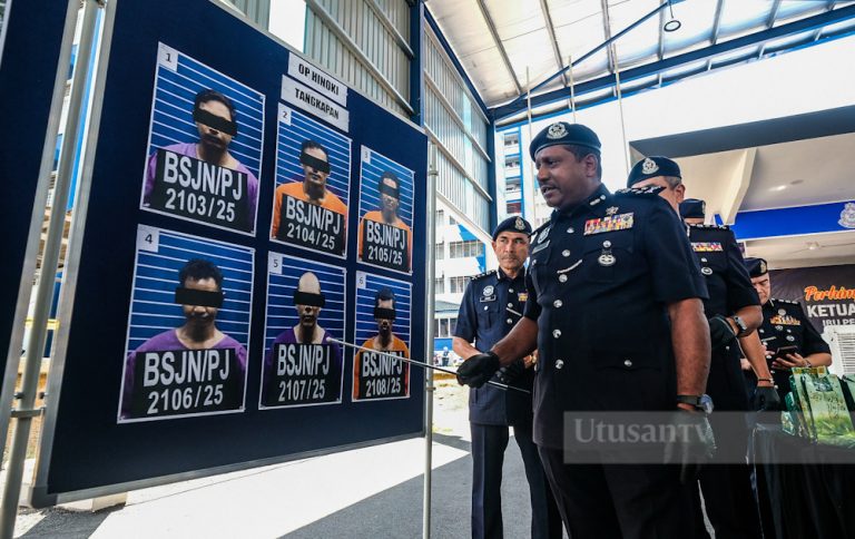 Bekas anggota polis antara enam ditahan, sindiket dadah jadikan parkir pasar raya lokasi transaksi tumpas