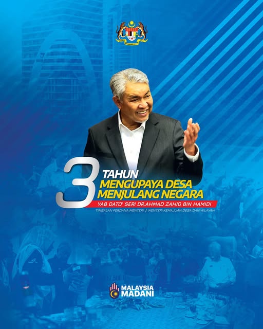 3 tahun menjulang negara, terima kasih mempercayai Kerajaan Madani