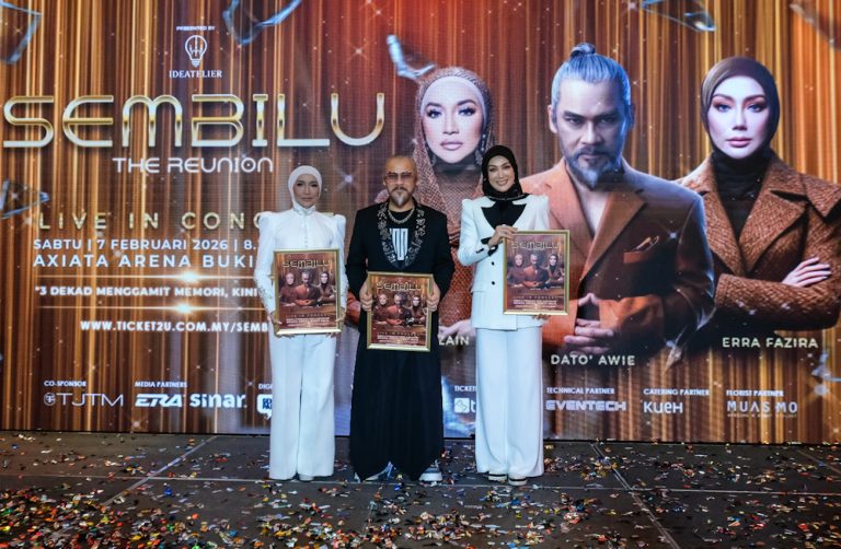 Awie, Erra Fazira & Ziana Zain bersatu – Sembilu The Reunion Live in Concert hidup kembali Di Axiata Arena