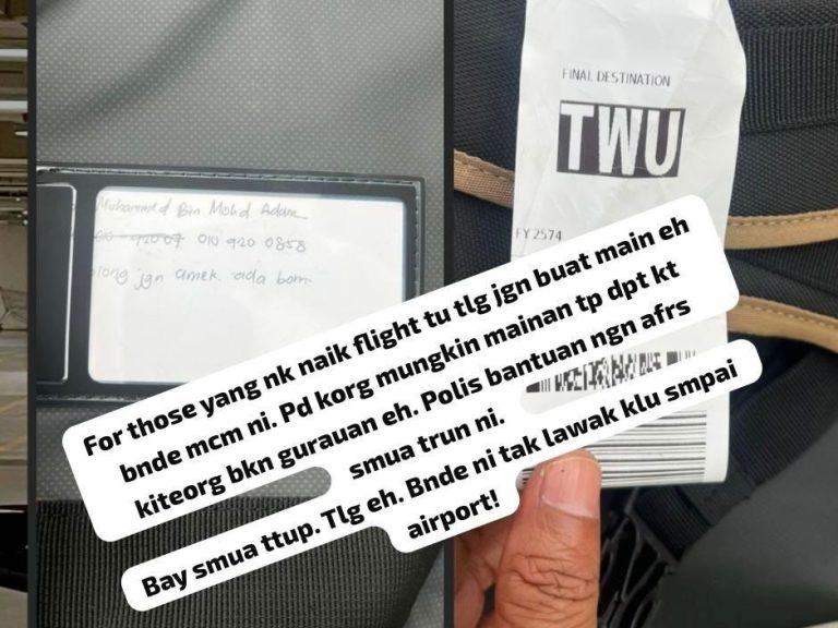 Polis tahan seorang individu cetus ancaman bom palsu di KLIA