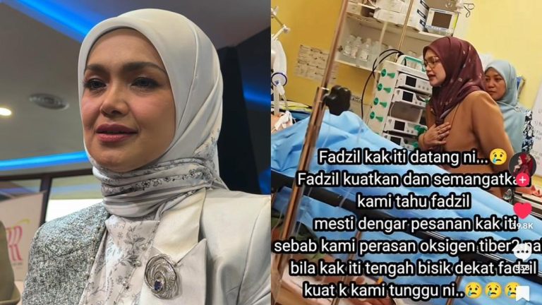 Siti Nurhaliza bisikan kata-kata semangat buat Mohd Fadzil – “Peminat adalah kekuatan saya, doakan semoga ada keajaiban buat dia”