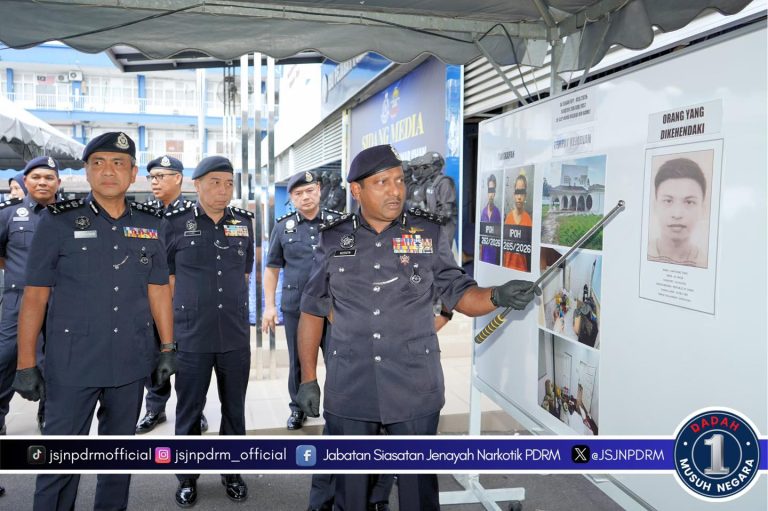 Dadah bernilai RM37.3 juta dirampas, berpotensi rosakkan 8.4 juta orang