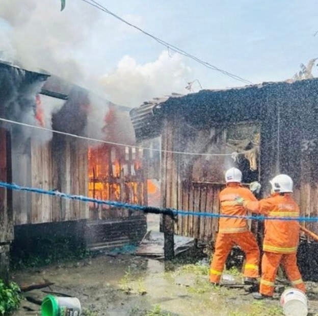 Wanita rentung kebakaran tujuh setinggan di Semporna