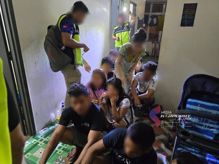 Cubaan bersembunyi dalam tandas gagal, 45 PATI ditahan di Senai