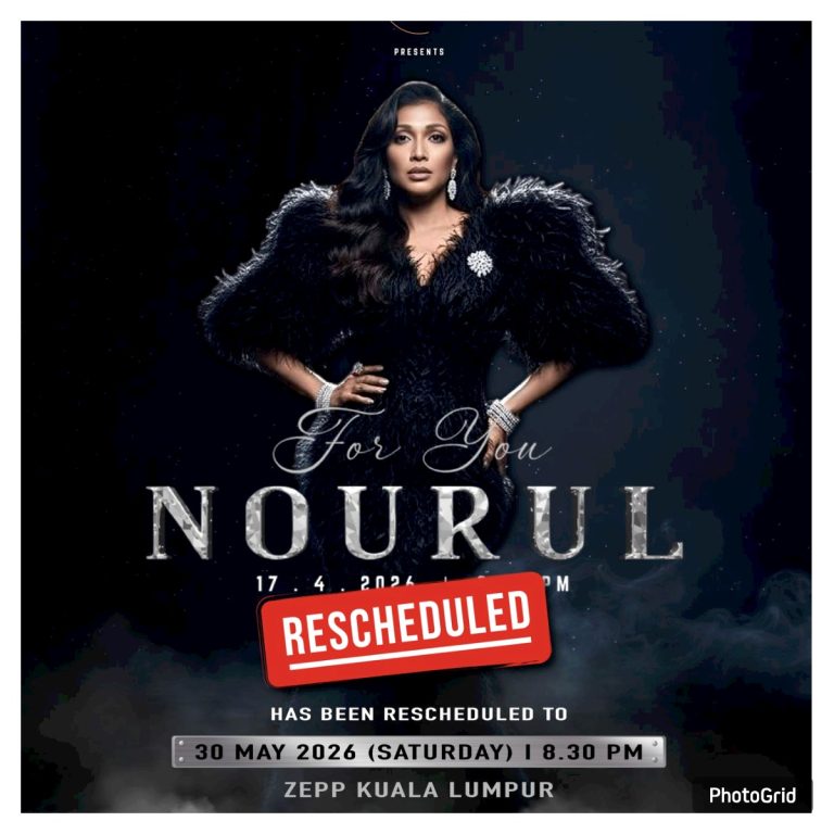 Kerana tak mahu peminat ‘Terluka’, Nourul tunda tarikh konsert ke 30 Mei – “Bagi ruang peminat kumpul duit raya!”