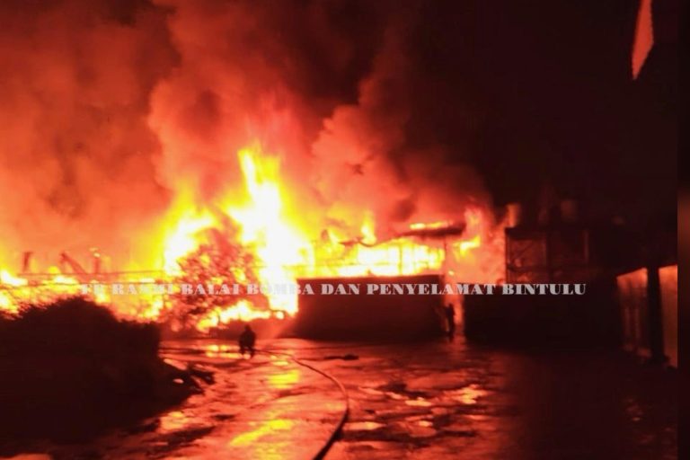 Wanita warga emas, cucu rentung kebakaran rumah pekerja di Bintulu