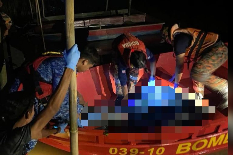 Kanak-kanak terselamat, mayat bapa angkat jatuh bot ketika memancing ditemukan terapung