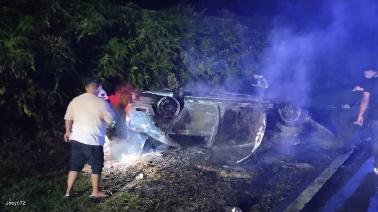 Kereta bertembung jengkaut sebabkan bapa maut, 2 anak tiri cedera
