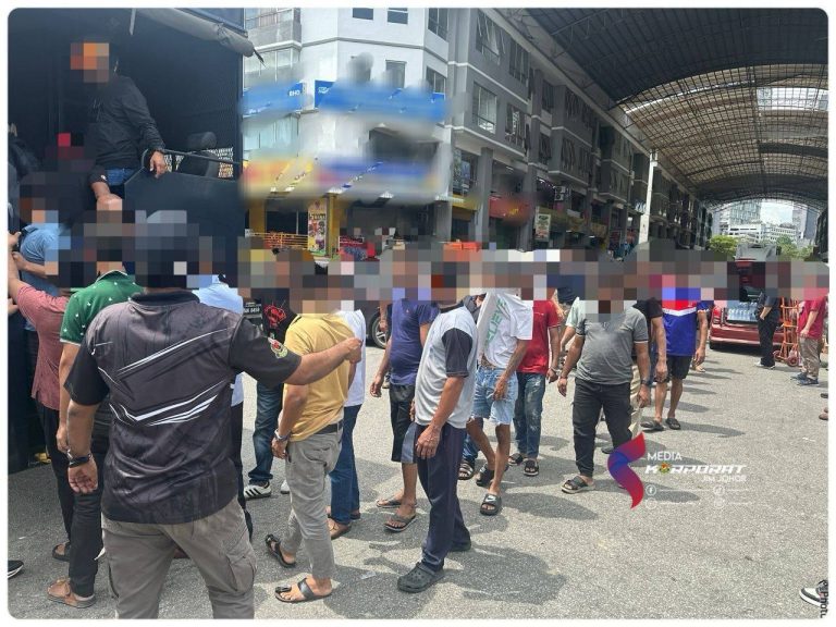 81 warga asing ditahan berniaga tanpa kebenaran di Pandan