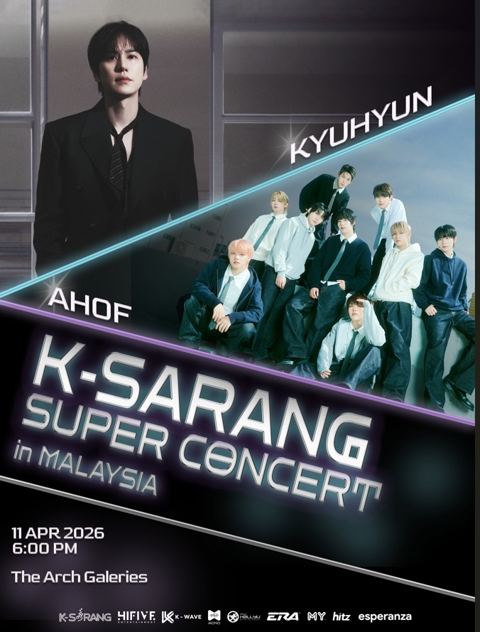 Era baharu konsert K-Pop: Kyuhyun terajui barisan artis Konsert K-Sarang Super di The Arch Galeries”