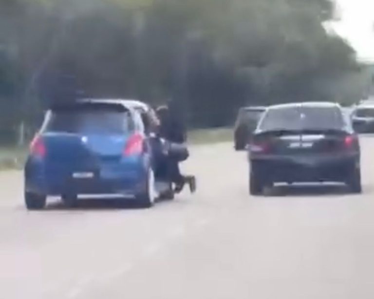 Aksi bahaya berpaut pada kereta akibat perselisihan dengan bekas isteri, lelaki positif ketamin ditahan